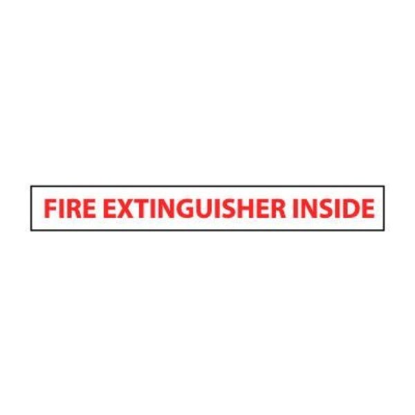 National Marker Co Fire Safety Sign - Fire Extinguisher Inside - Vinyl M286P